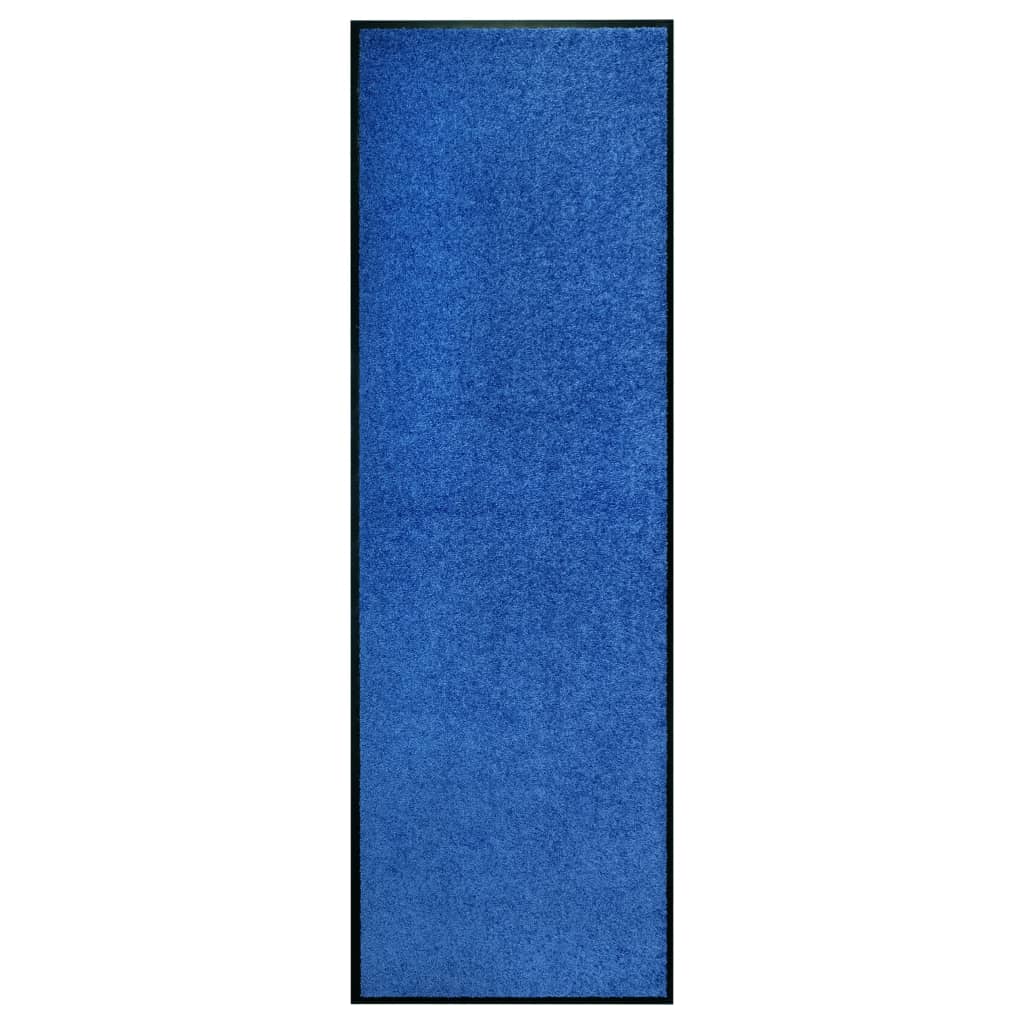 kék kimosható lábtörlő 60 x 180 cm
