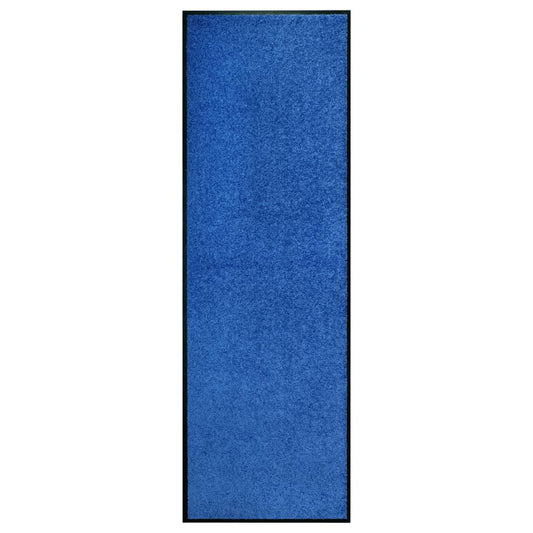 kék kimosható lábtörlő 60 x 180 cm