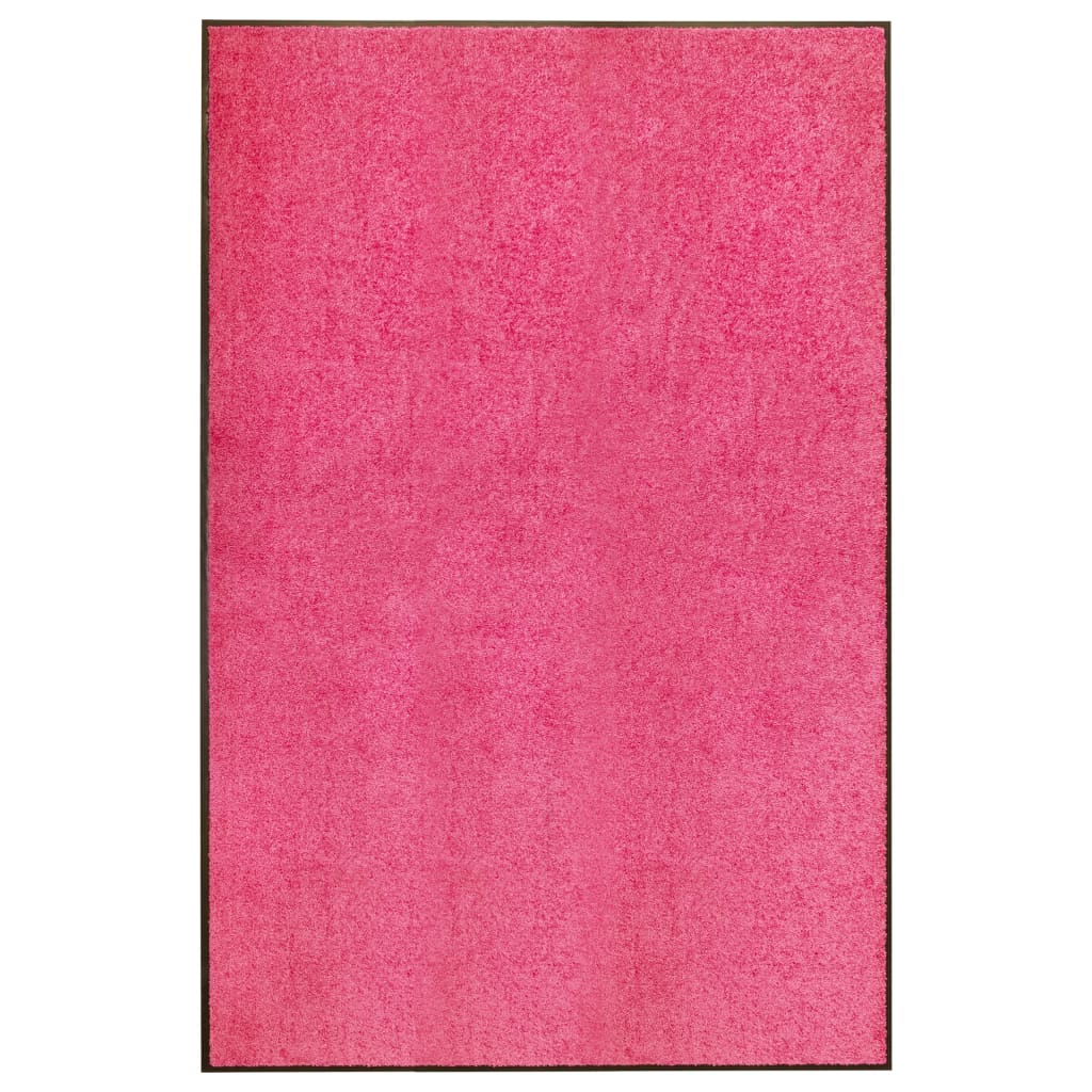 rózsaszín kimosható lábtörlő 120 x 180 cm