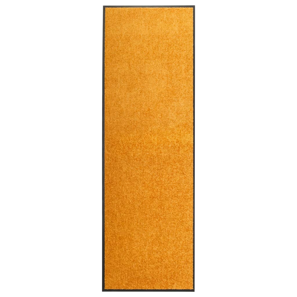 narancssárga kimosható lábtörlő 60 x 180 cm