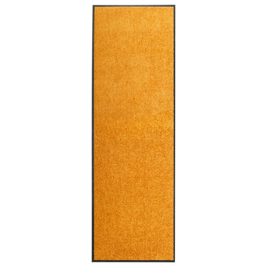 narancssárga kimosható lábtörlő 60 x 180 cm