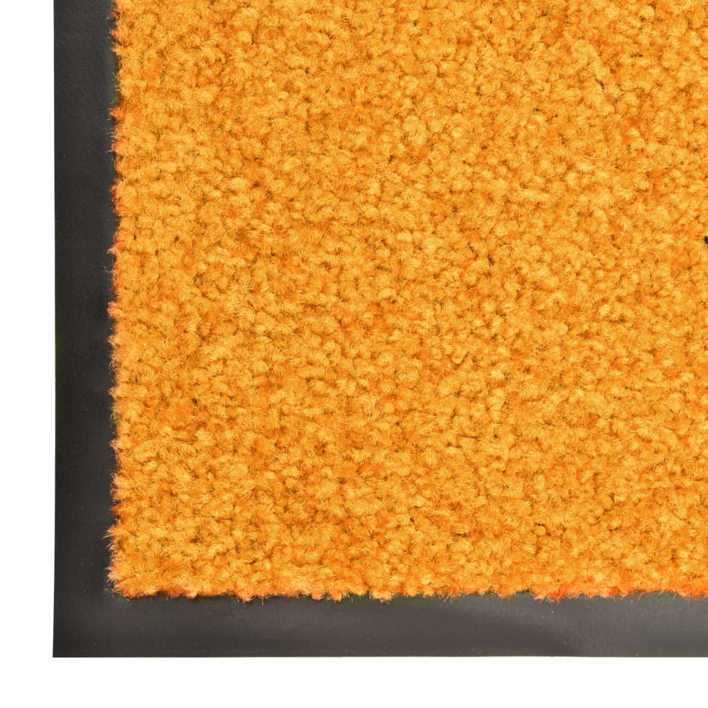 narancssárga kimosható lábtörlő 60 x 180 cm