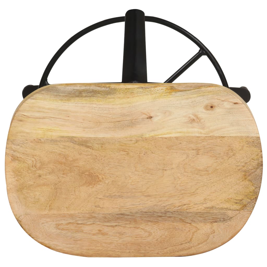 2 db tömör mangófa bárszék 76 cm