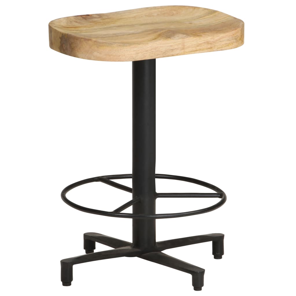 2 db tömör mangófa bárszék 52 cm