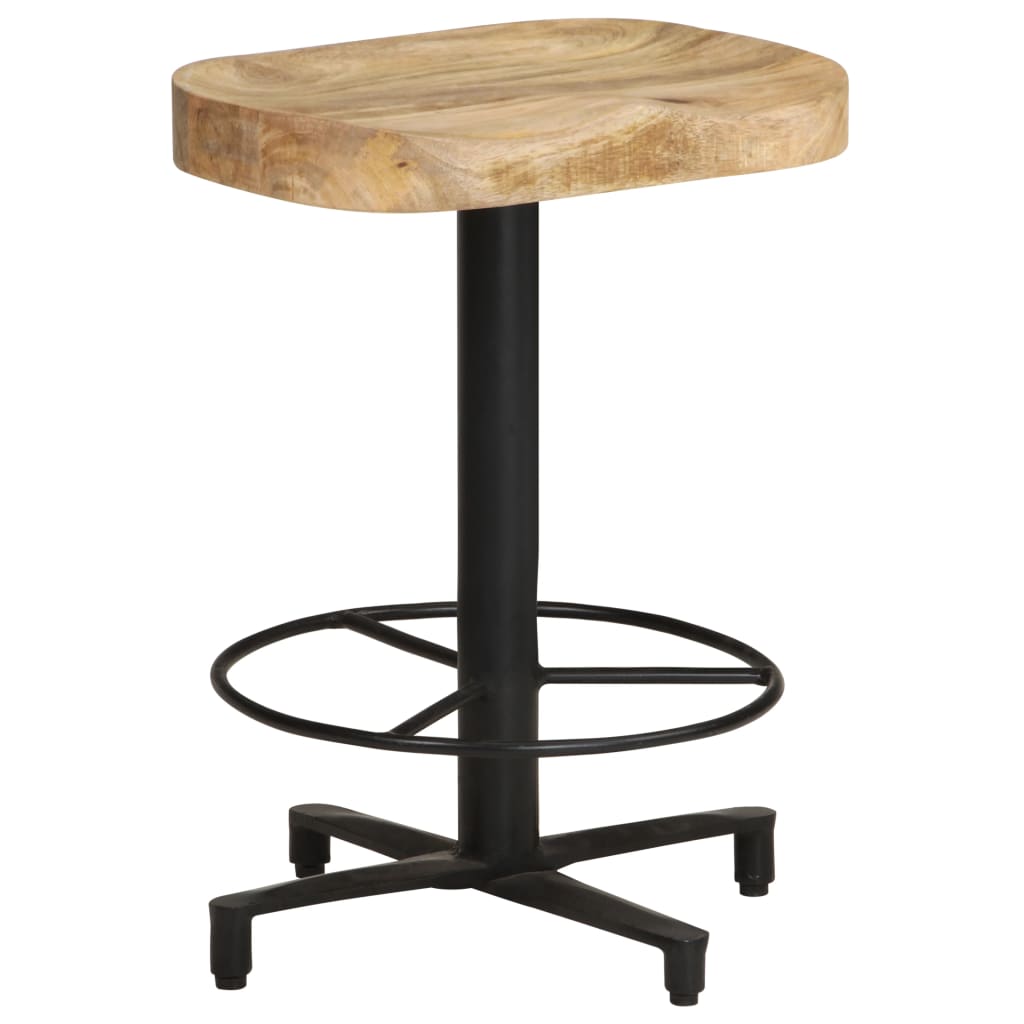 2 db tömör mangófa bárszék 52 cm