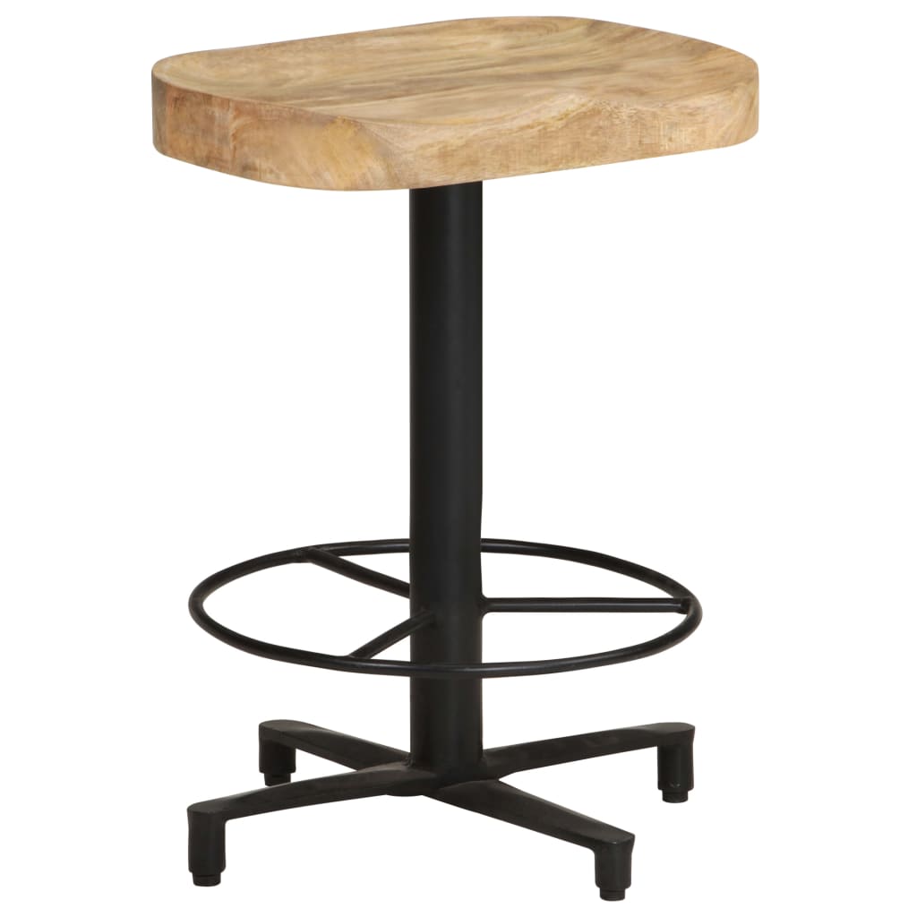 2 db tömör mangófa bárszék 52 cm