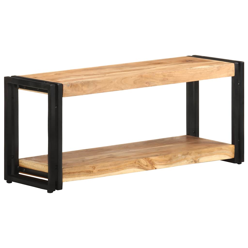 tömör akácfa TV-szekrény 90 x 30 x 40 cm