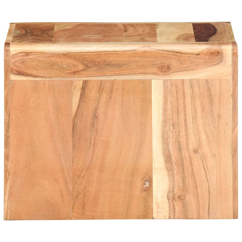 tömör akácfa kisasztal 43 x 40 x 30 cm