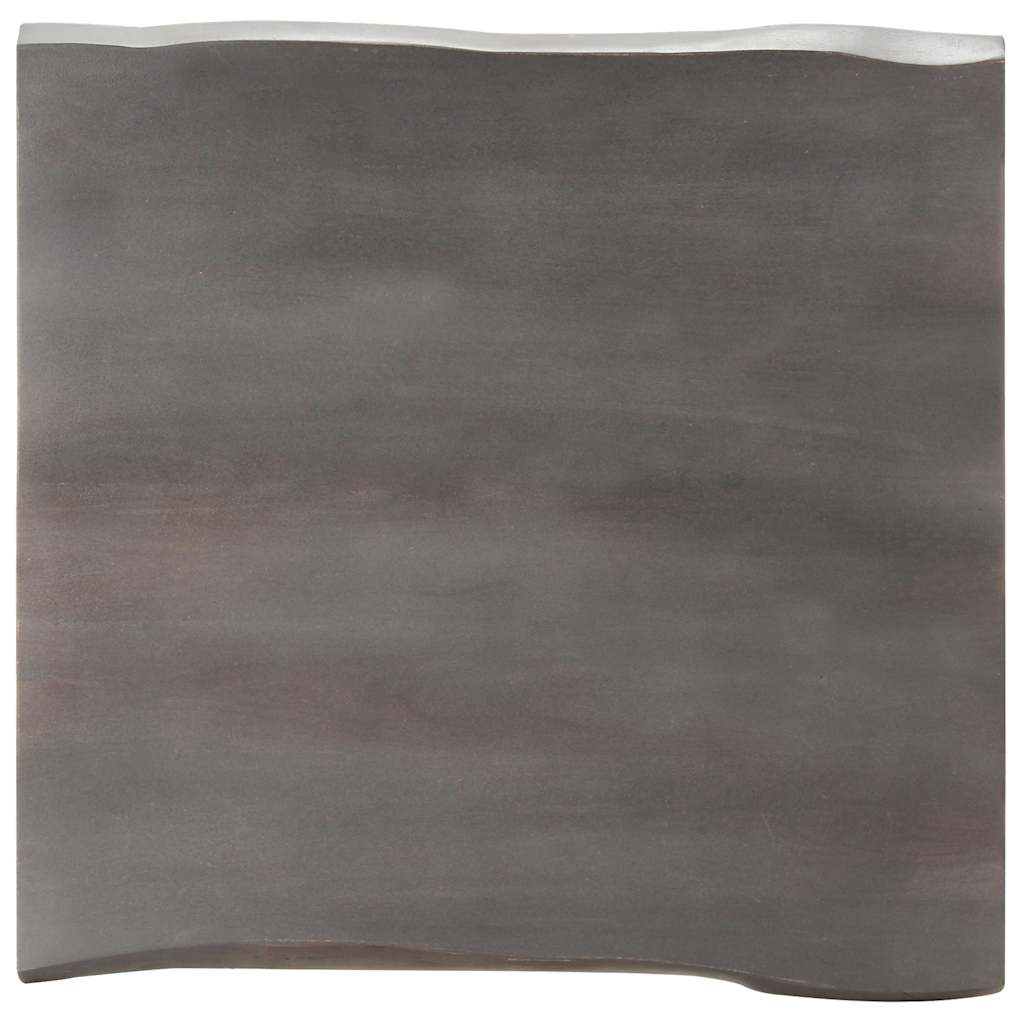 tömör akácfa dohányzóasztal természetes szélekkel 60x60x40 cm