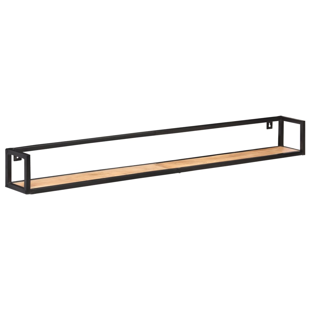 2 db tömör akácfa fali polc 160 cm