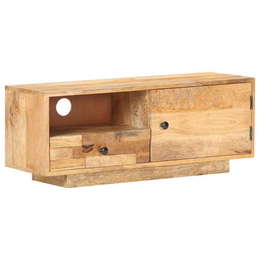 tömör mangófa TV-szekrény 90 x 30 x 35 cm