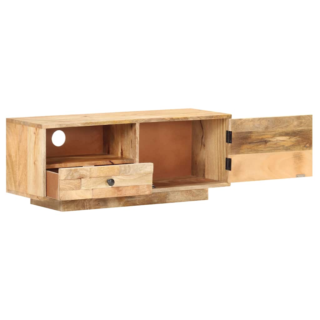 tömör mangófa TV-szekrény 90 x 30 x 35 cm