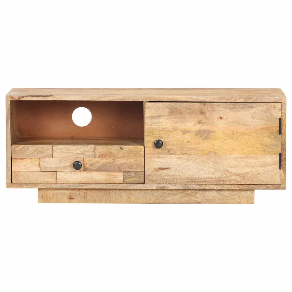 tömör mangófa TV-szekrény 90 x 30 x 35 cm