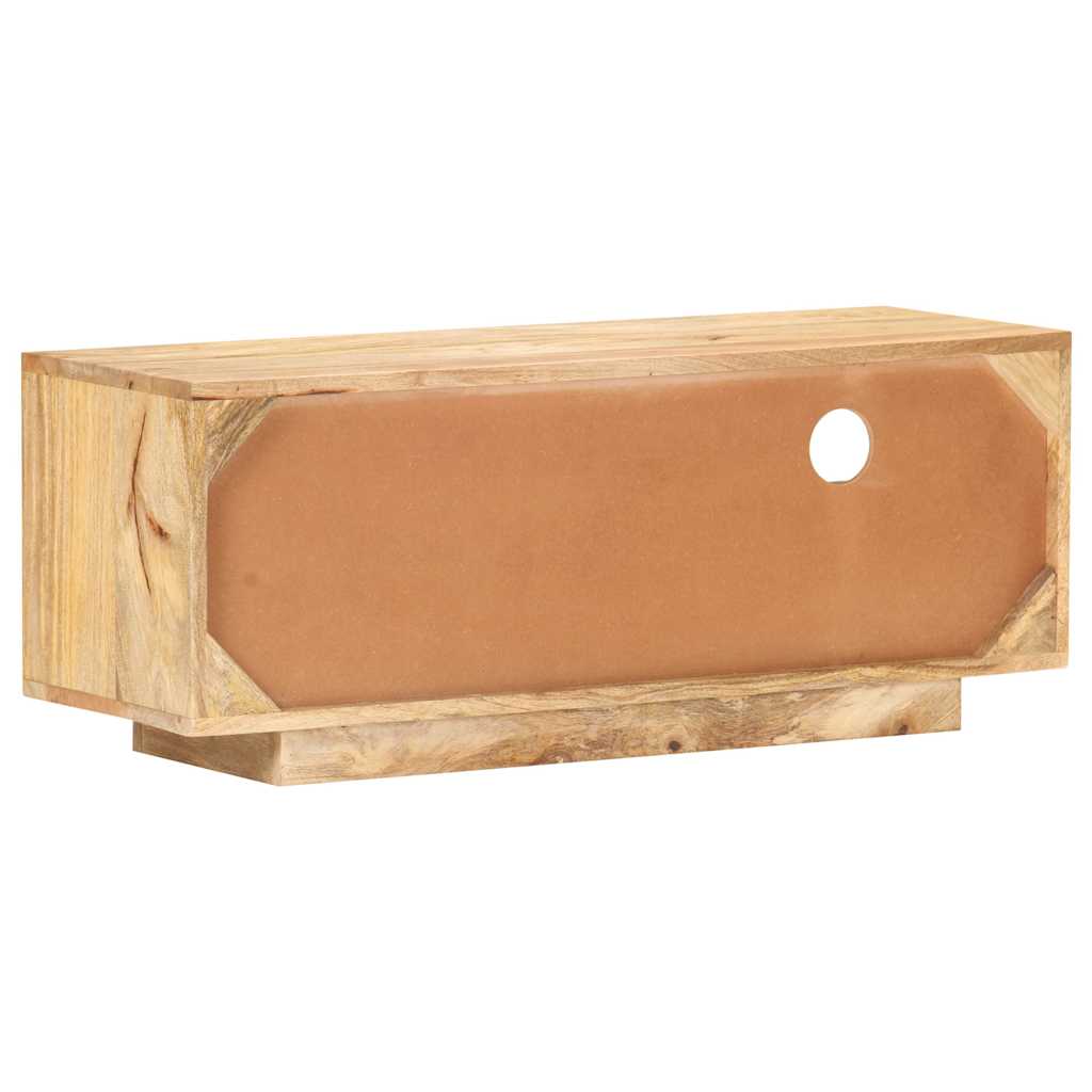 tömör mangófa TV-szekrény 90 x 30 x 35 cm