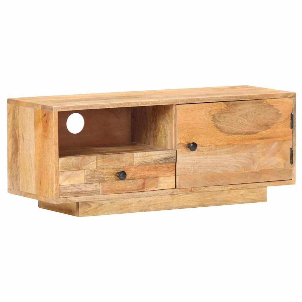 tömör mangófa TV-szekrény 90 x 30 x 35 cm