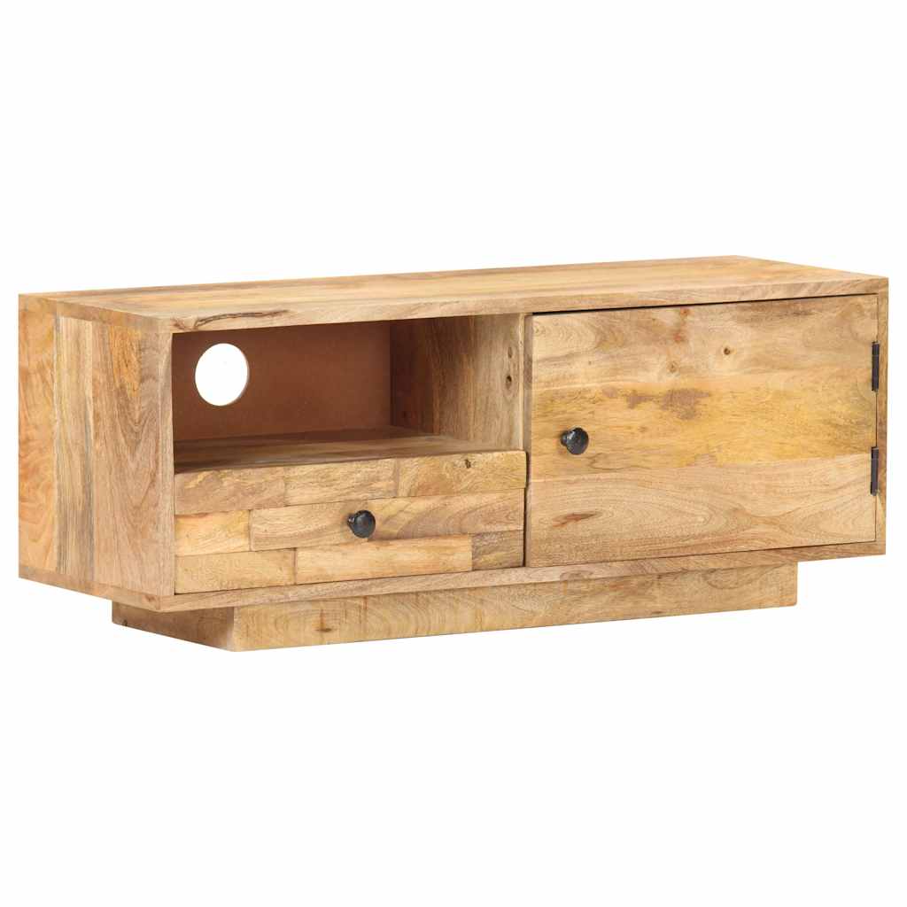 tömör mangófa TV-szekrény 90 x 30 x 35 cm