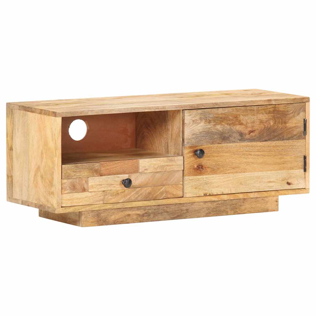 tömör mangófa TV-szekrény 90 x 30 x 35 cm