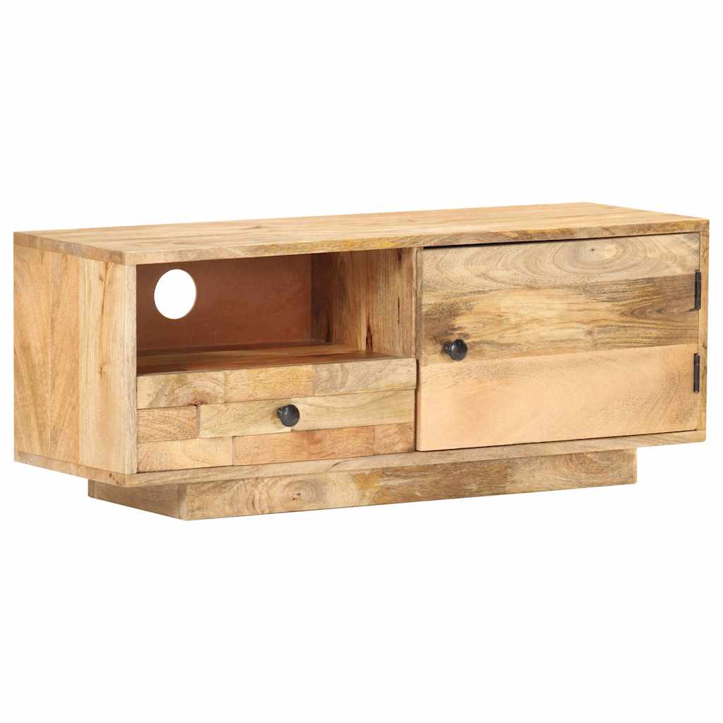 tömör mangófa TV-szekrény 90 x 30 x 35 cm