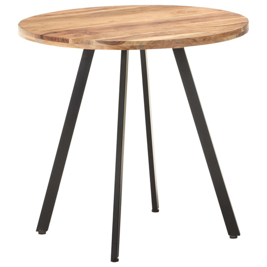 tömör akácfa étkezőasztal 80 cm