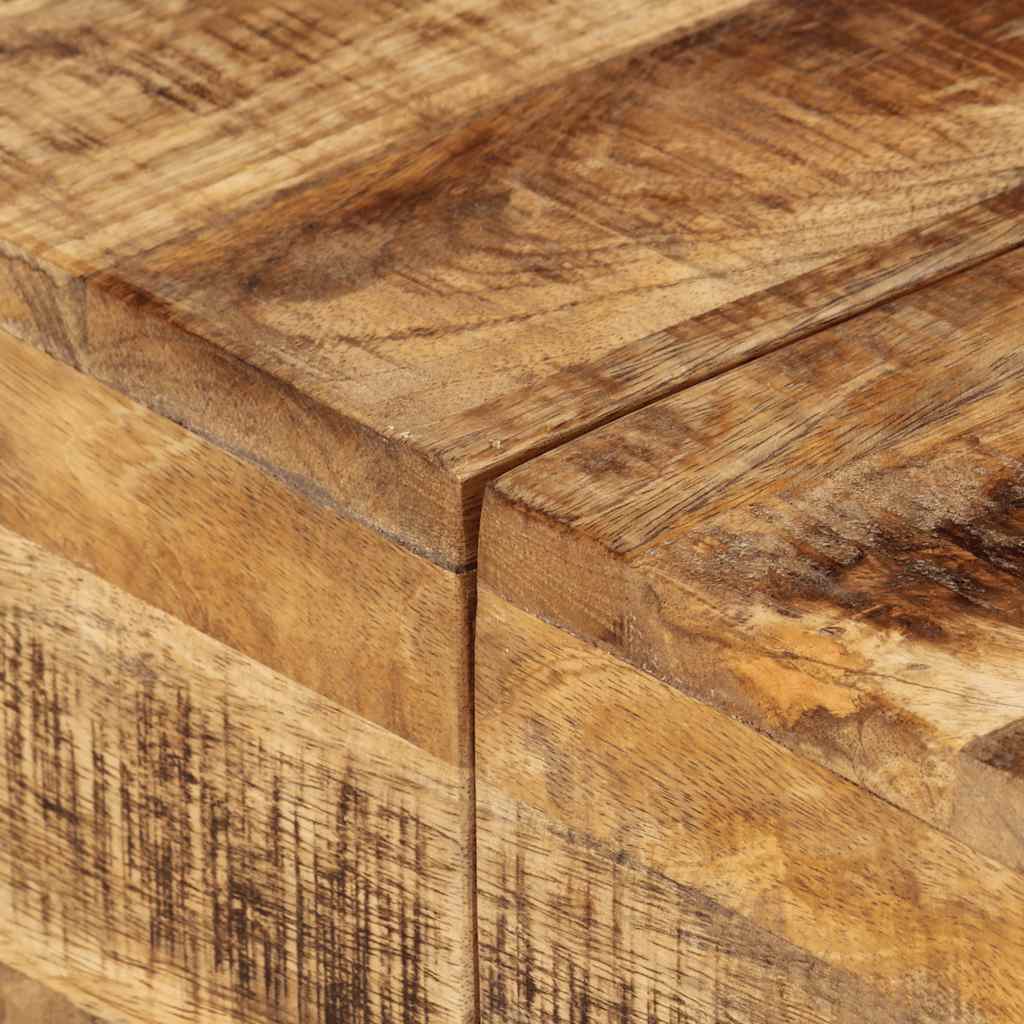 nyers mangófa dohányzóasztal 68 x 68 x 41 cm