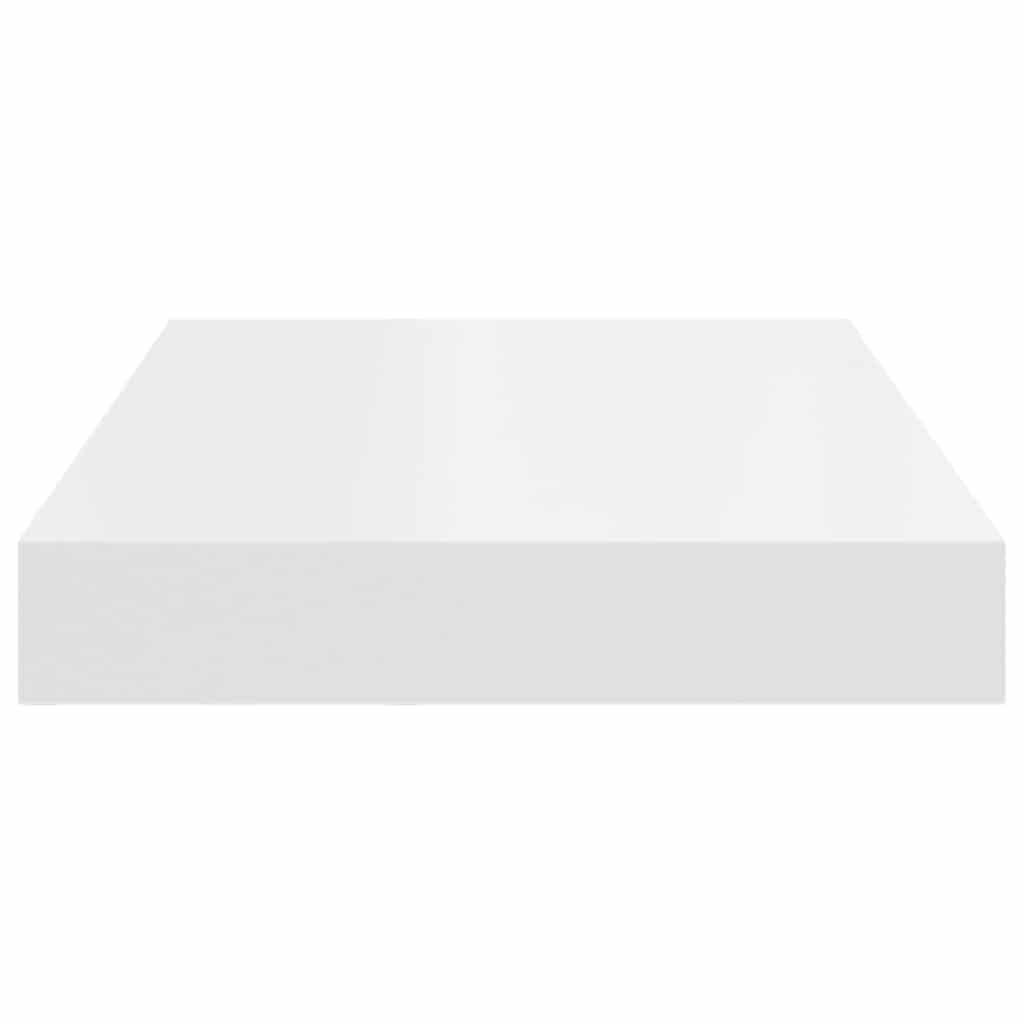 fehér MDF lebegő fali polc 40 x 23,5 x 3,8 cm
