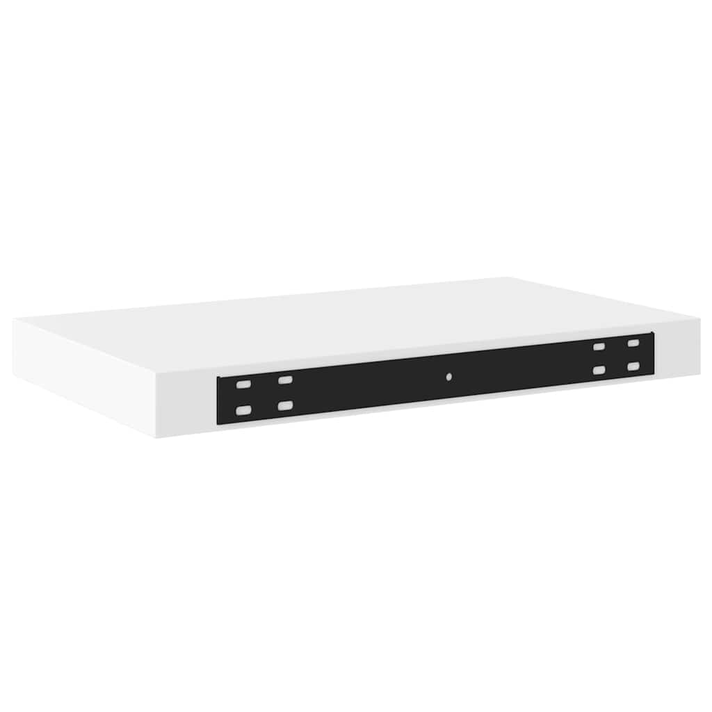 fehér MDF lebegő fali polc 40 x 23,5 x 3,8 cm
