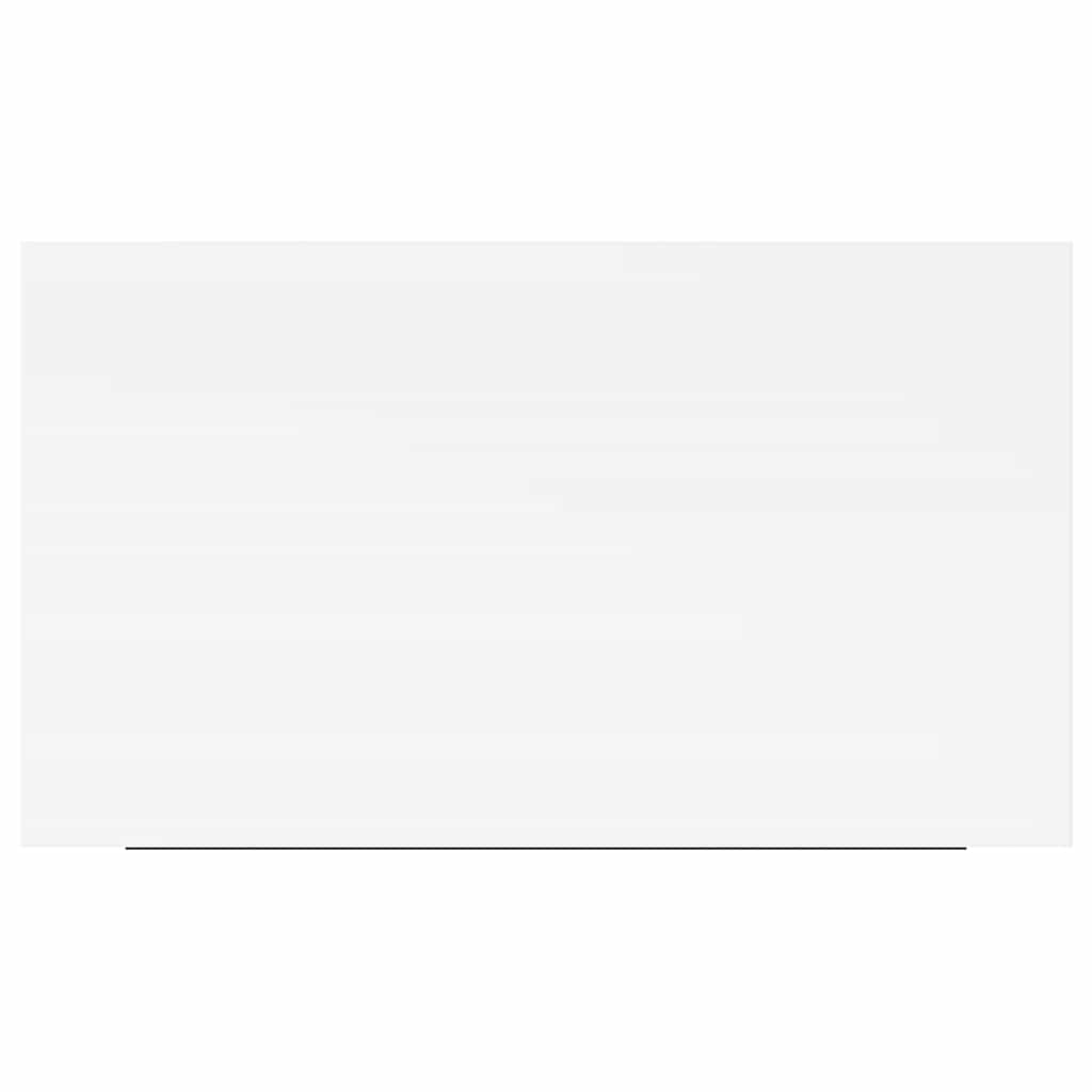 2 db fehér MDF lebegő fali polc 40 x 23,5 x 3,8 cm