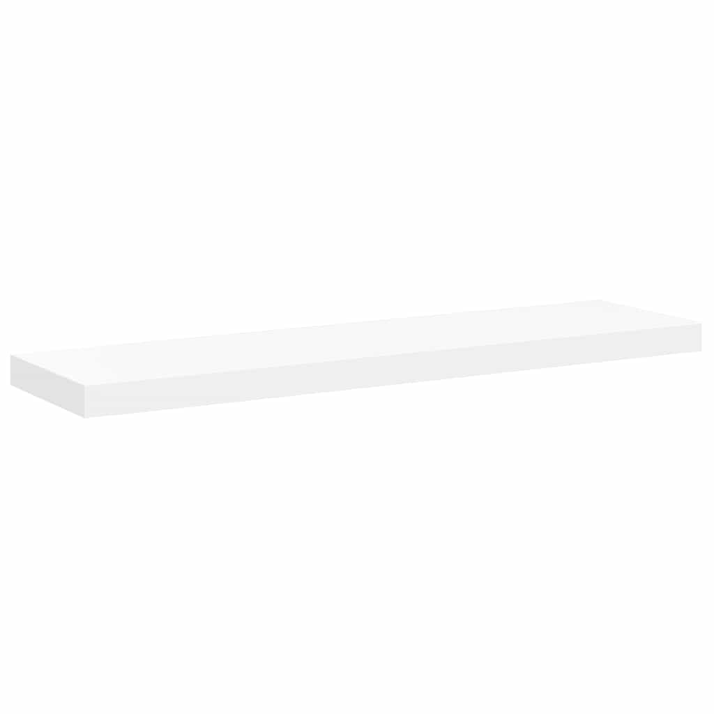 fehér MDF lebegő fali polc 90 x 23,5 x 3,8 cm