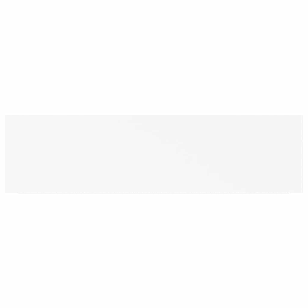 4 db fehér MDF lebegő fali polc 90 x 23,5 x 3,8 cm
