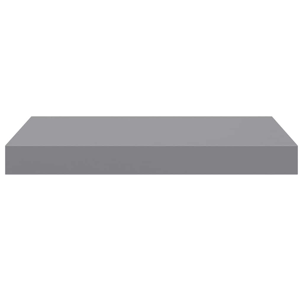 szürke MDF lebegő fali polc 40 x 23,5 x 3,8 cm