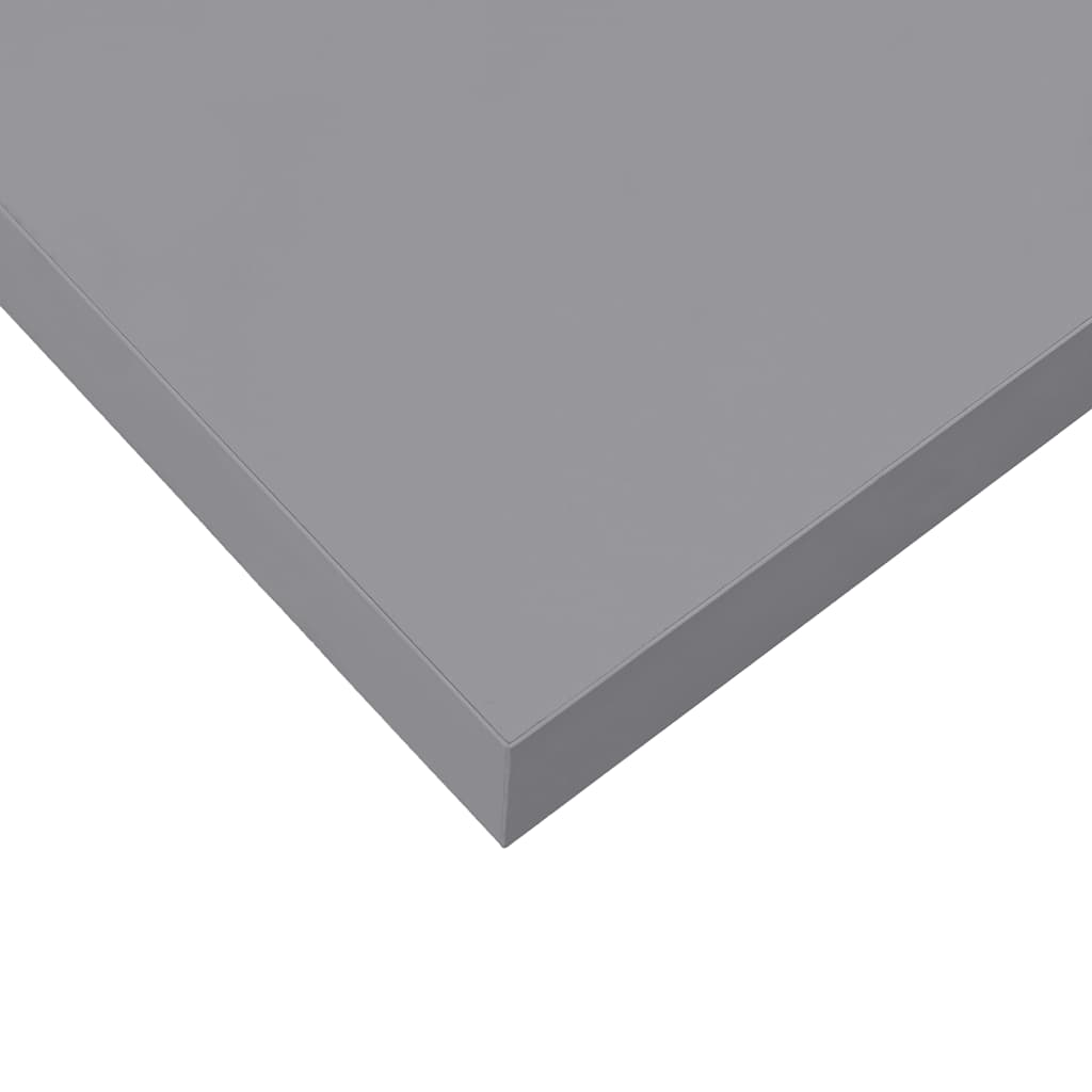 szürke MDF lebegő fali polc 40 x 23,5 x 3,8 cm