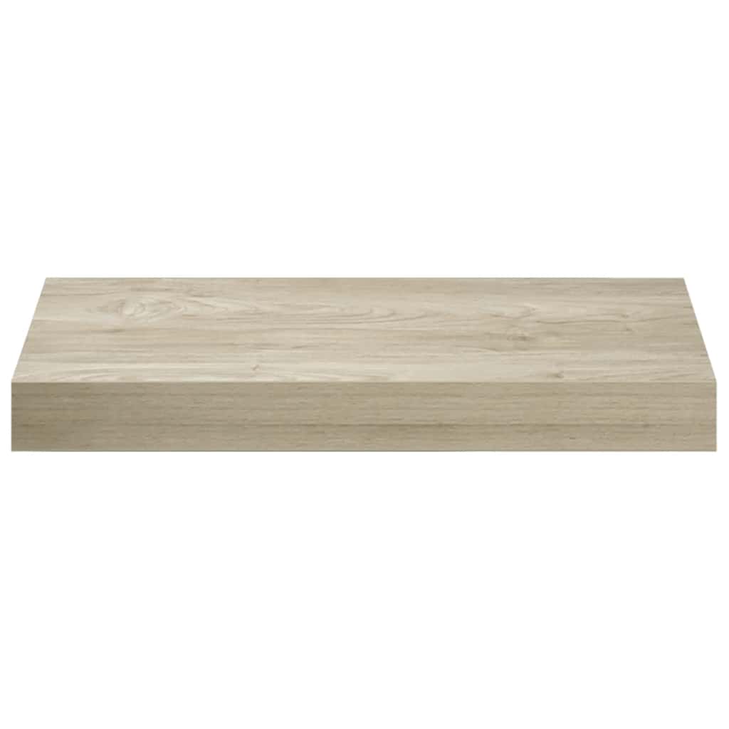 tölgyszínű MDF lebegő fali polc 40 x 23,5 x 3,8 cm