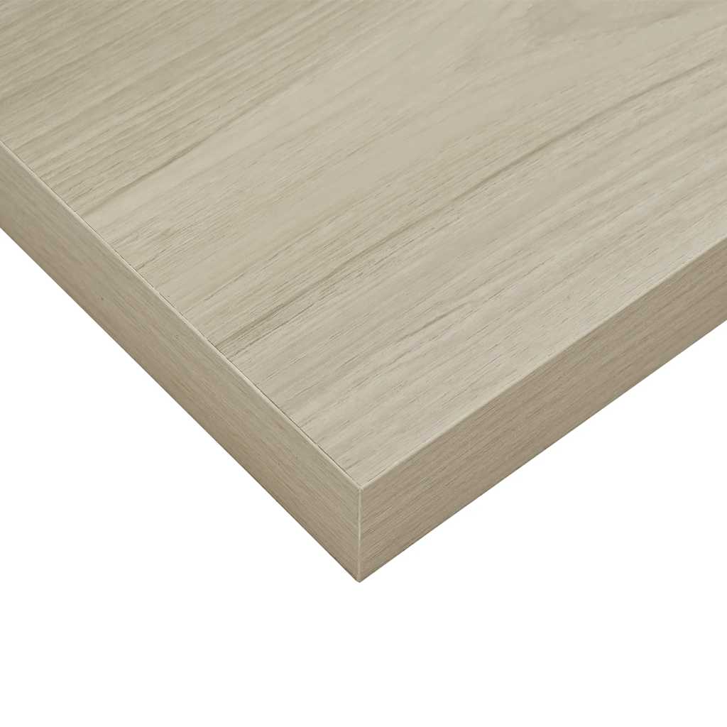 tölgyszínű MDF lebegő fali polc 50 x 23,5 x 3,8 cm