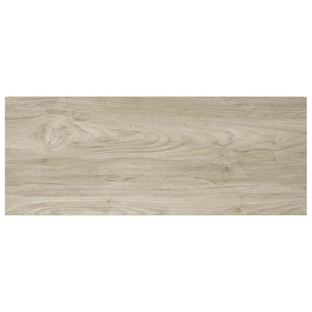 tölgyszínű MDF lebegő fali polc 60 x 23,5 x 3,8 cm