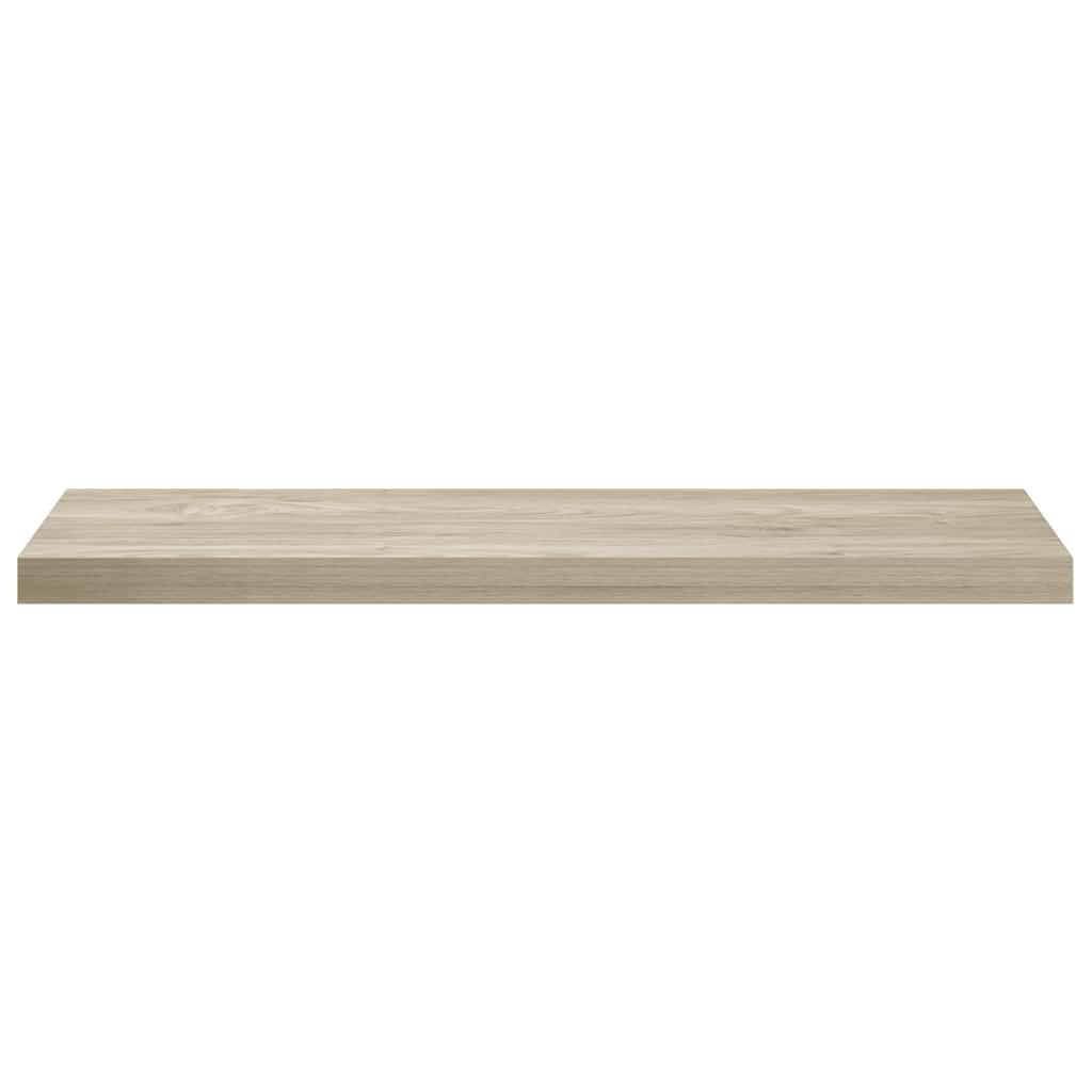 tölgyszínű MDF lebegő fali polc 90 x 23,5 x 3,8 cm