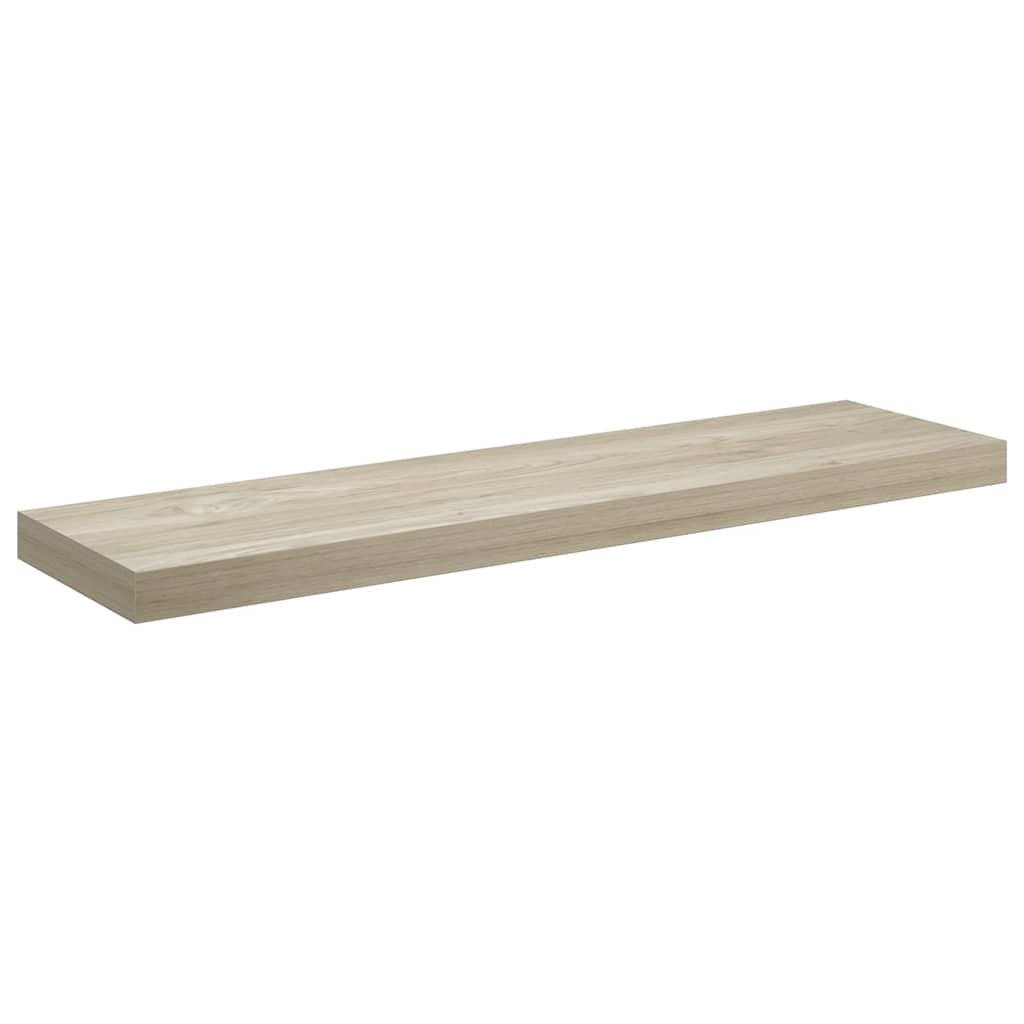 2 db kék MDF lebegő fali polc 90 x 23,5 x 3,8 cm