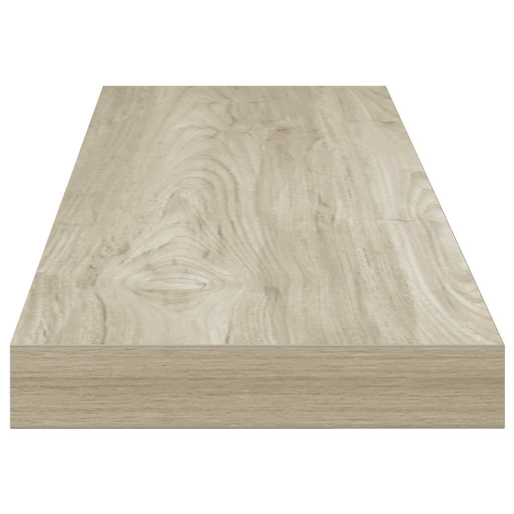2 db kék MDF lebegő fali polc 90 x 23,5 x 3,8 cm