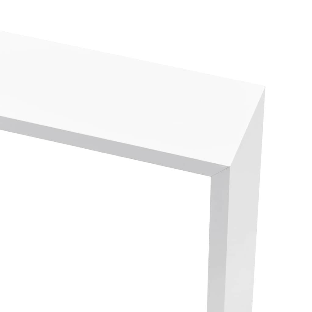 3 db fehér MDF fali kockapolc