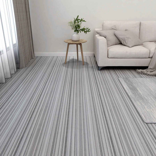 Padlódeszkák 5,11 m² 55 pcs PVC Csíkos