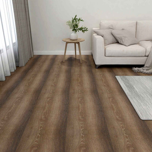 Padlódeszkák 5,11 m² 55 pcs PVC Antik fa