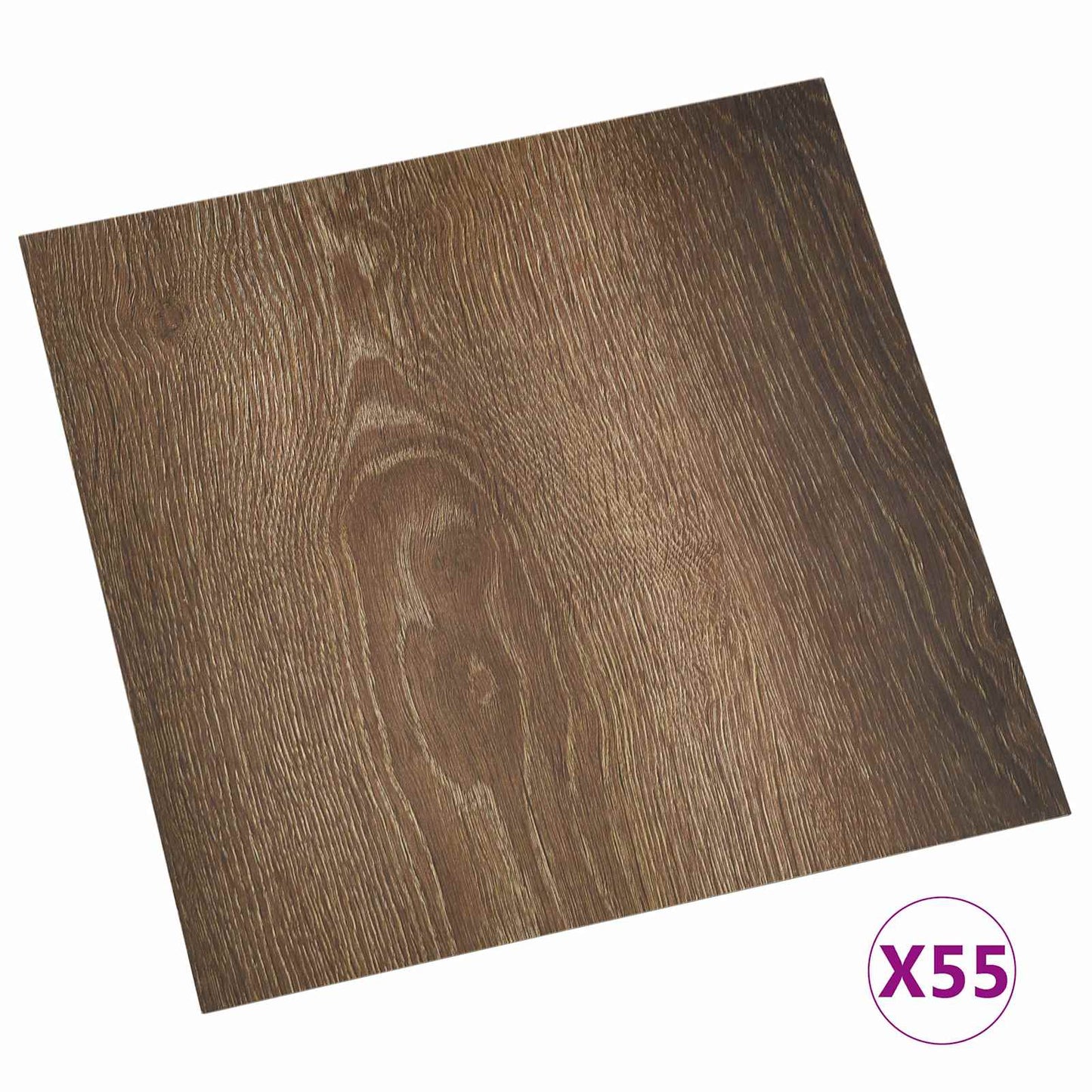 Padlódeszkák 5,11 m² 55 pcs PVC Antik fa