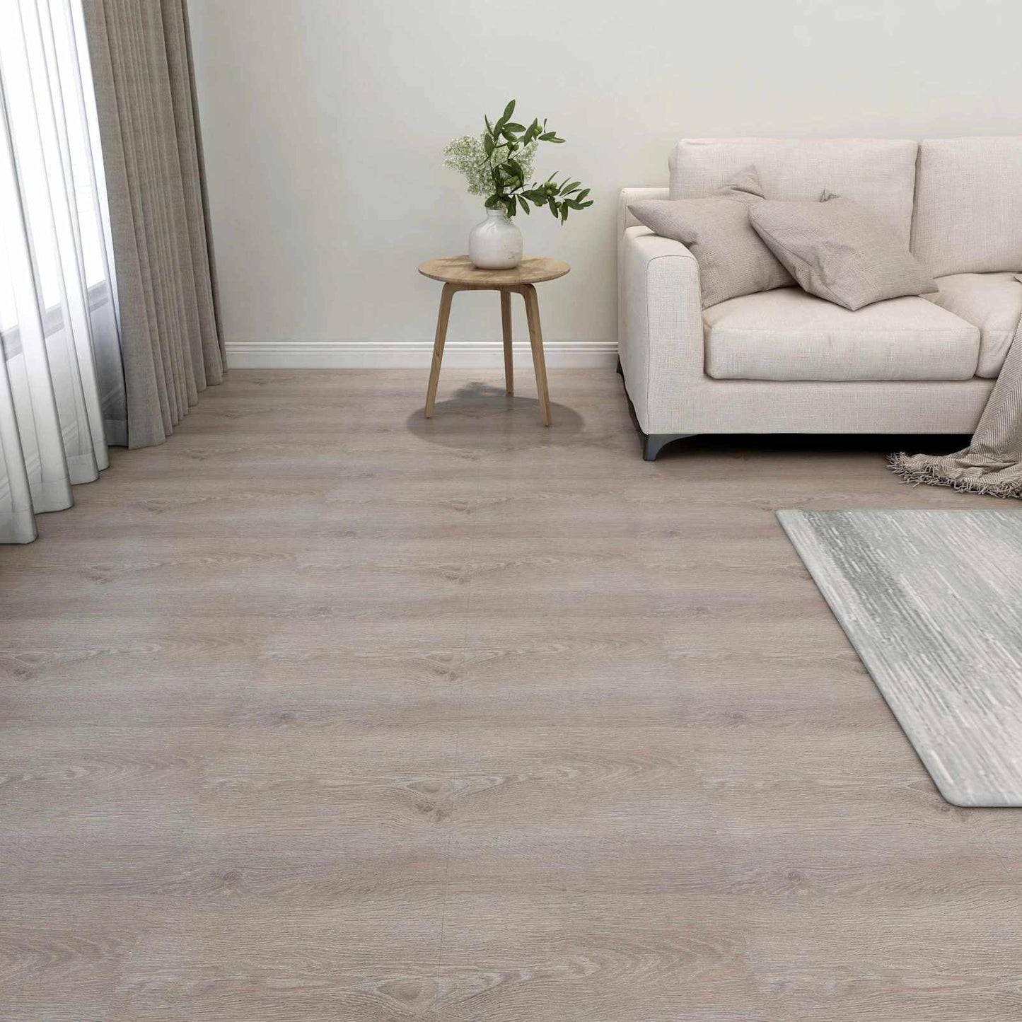 Padlódeszkák 5,11 m² 55 pcs PVC faszínű