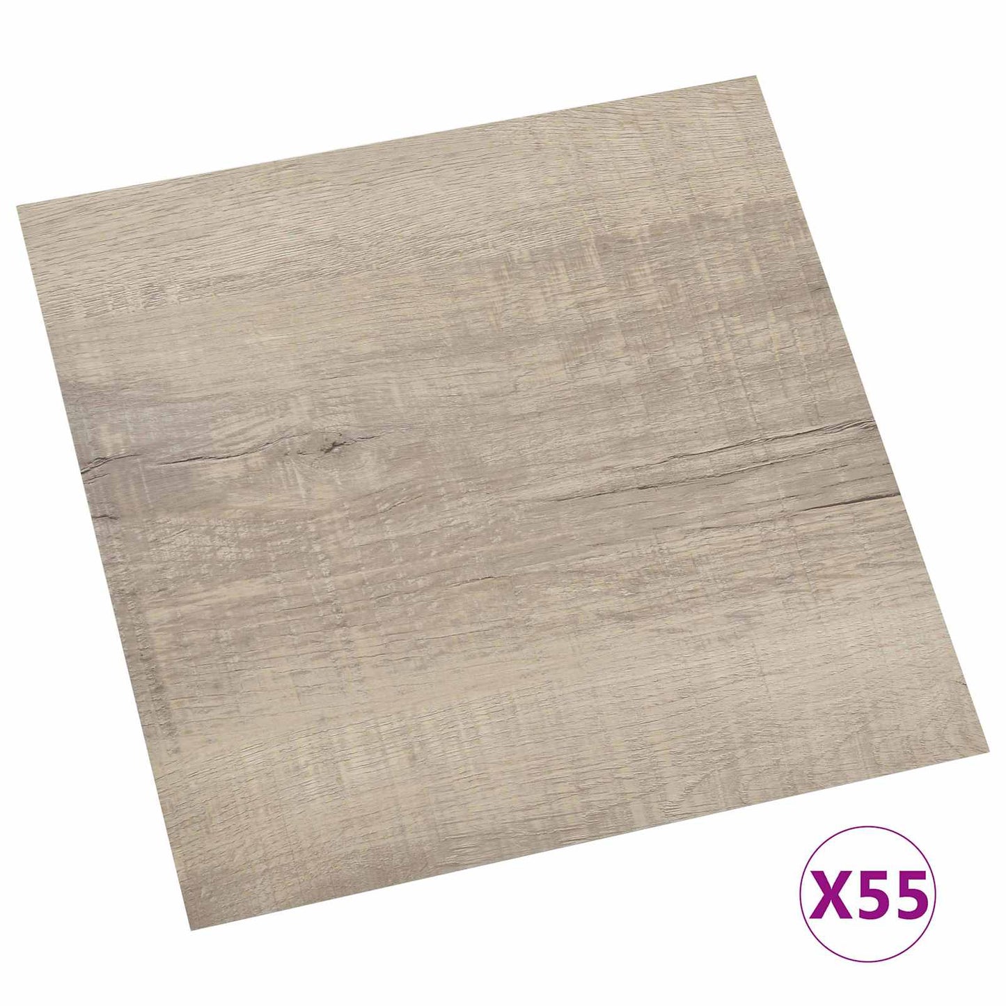Padlódeszkák Tópszínű 5,11 m² 55 db PVC