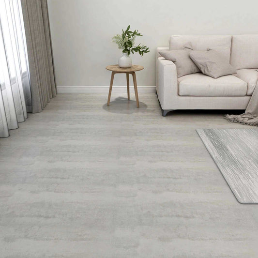 Padlódeszkák 5,11 m² 55 pcs PVC Szürke és Világosszürke