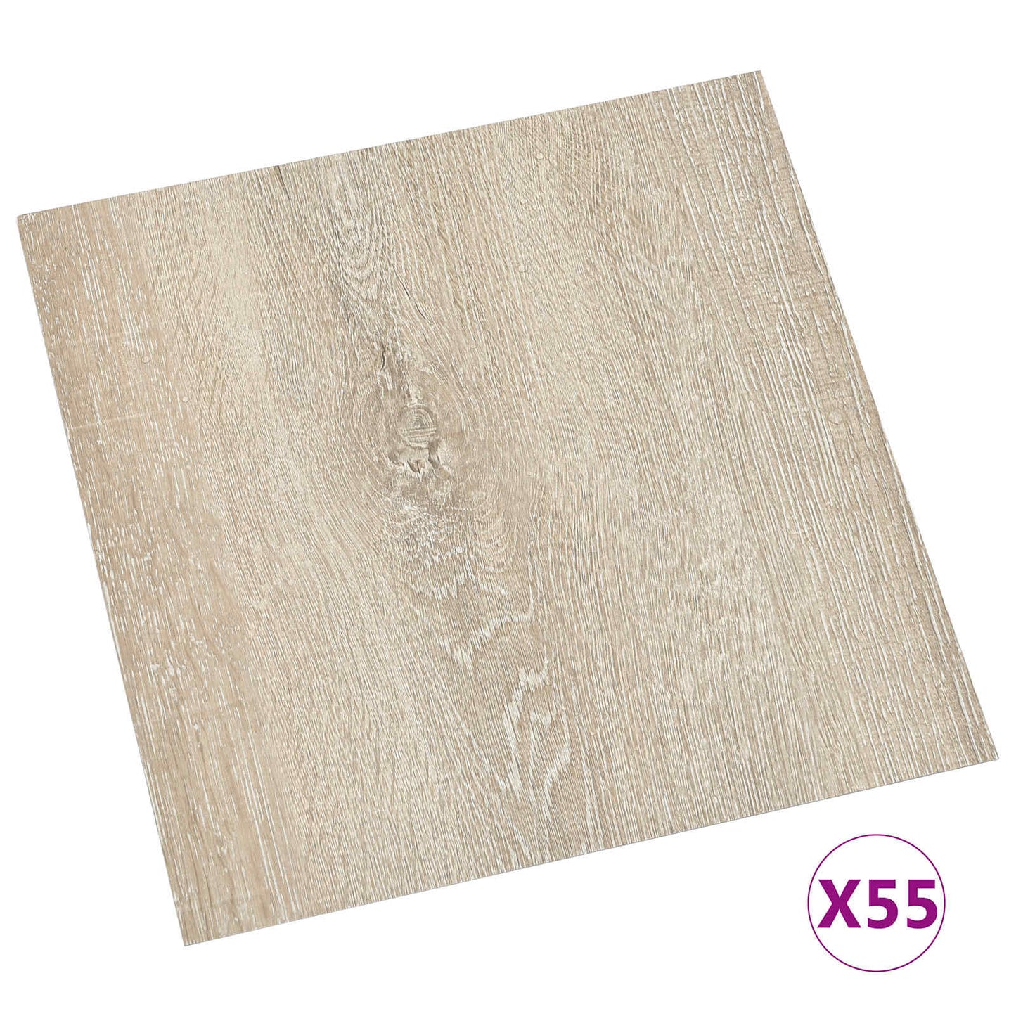 Padlódeszkák Bézs 5,11 m² 55 db PVC
