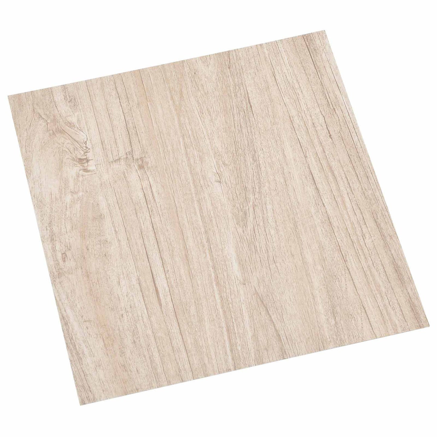 Padlódeszkák 5,11 m² 55 pcs PVC Fehér és fa szín