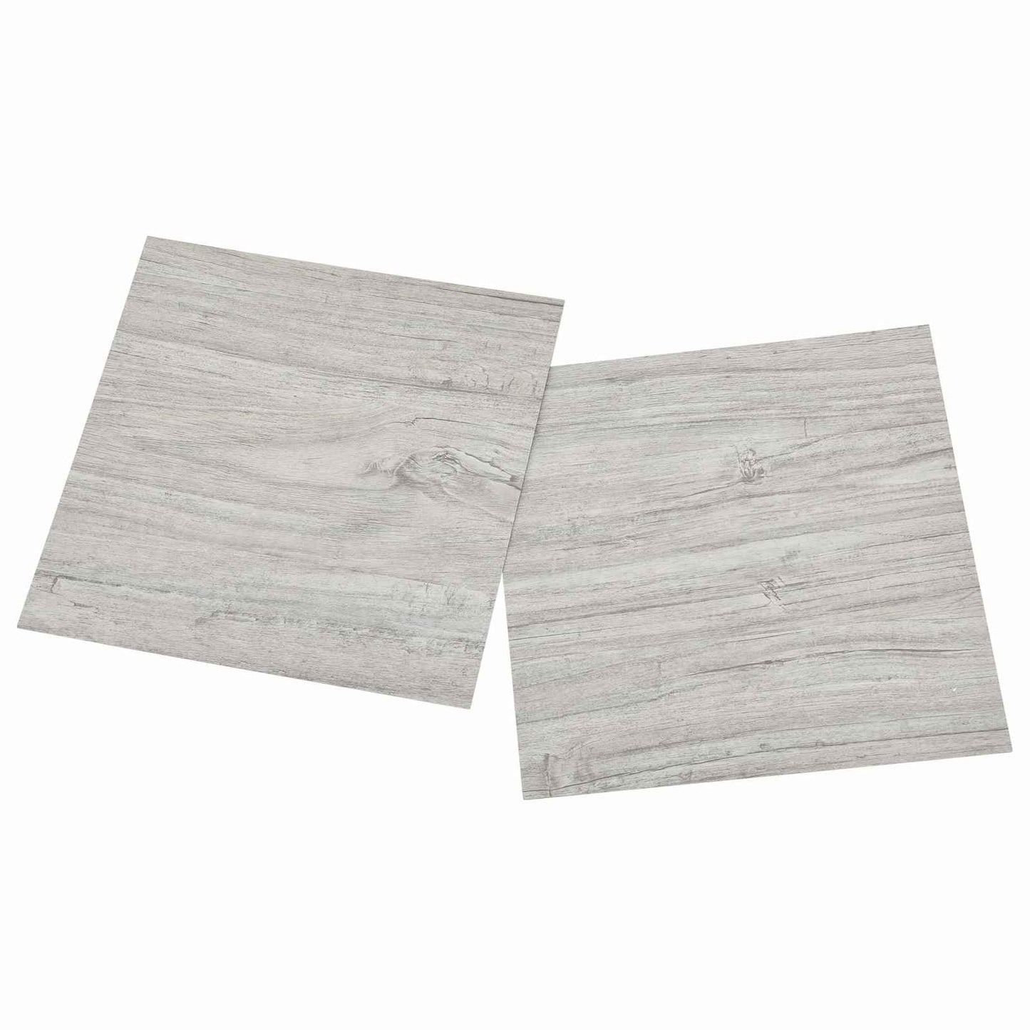 Padlódeszkák 5,11 m² 55 pcs PVC Szürke és Fa