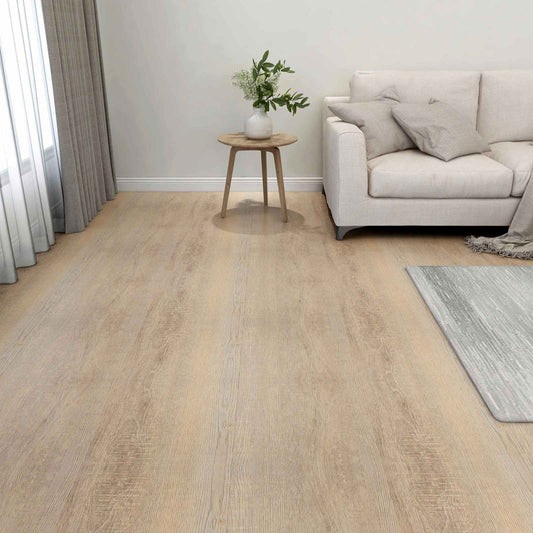 Padlódeszkák 5,11 m² 55 pcs PVC Világos Szürke, Sötét Barna