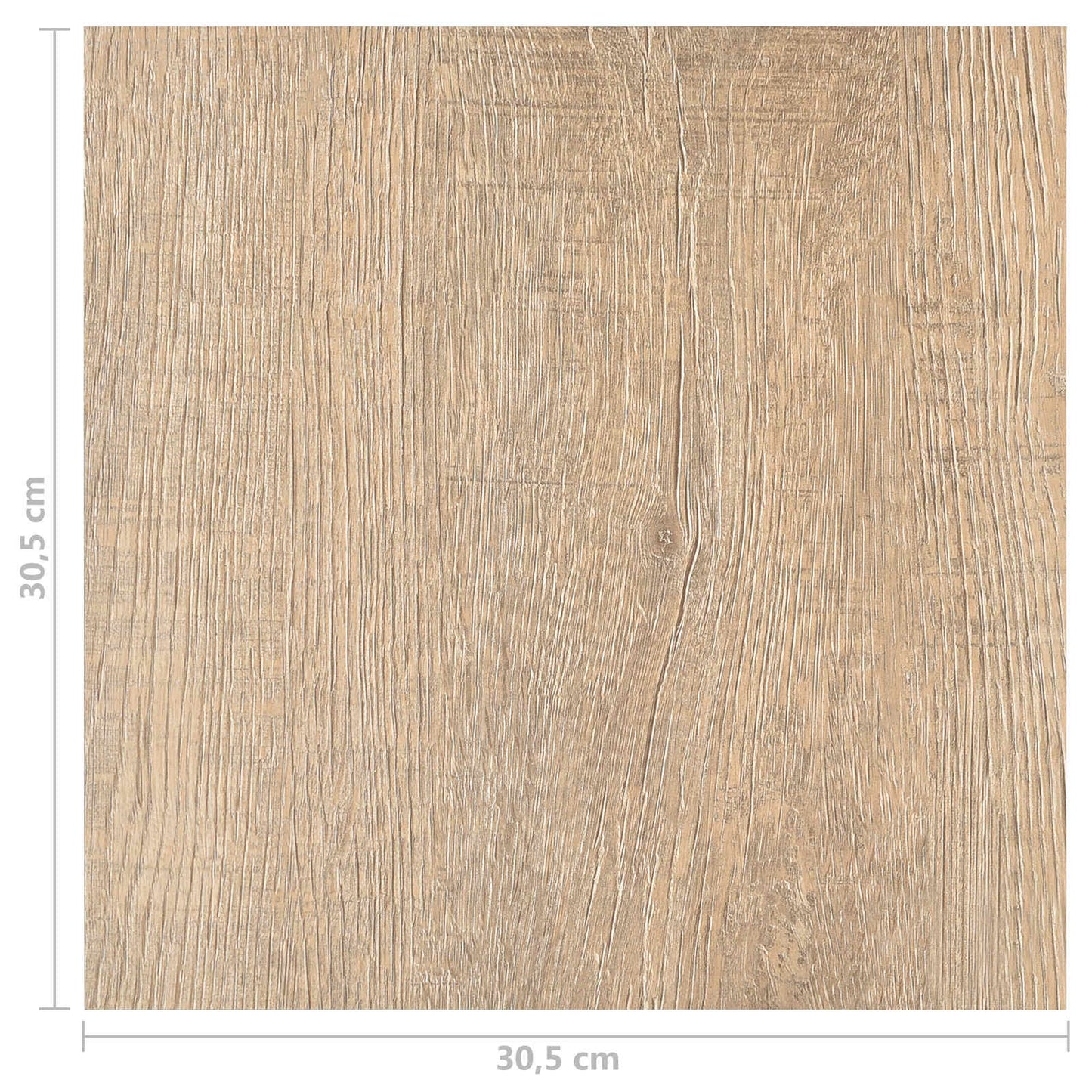 Padlódeszkák 5,11 m² 55 pcs PVC Világos Szürke, Sötét Barna