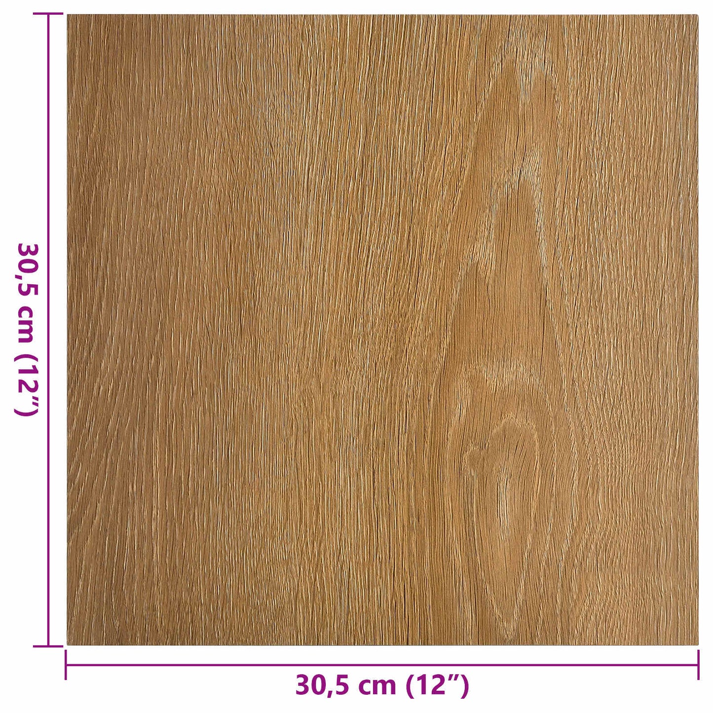 Padlódeszkák 55 pcs Barna 5,11 m² PVC